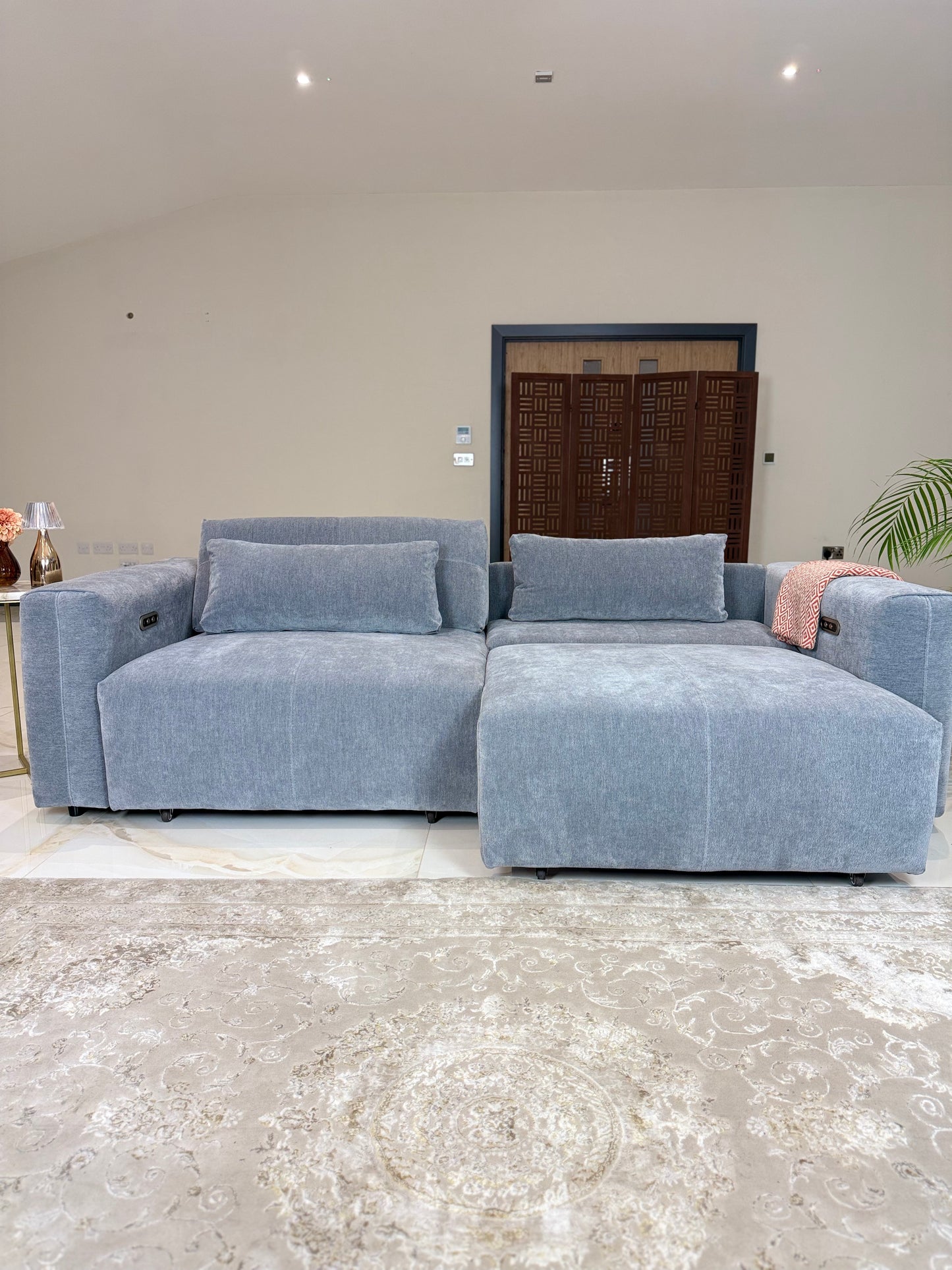 Prescott Grey Electric Sofabed
