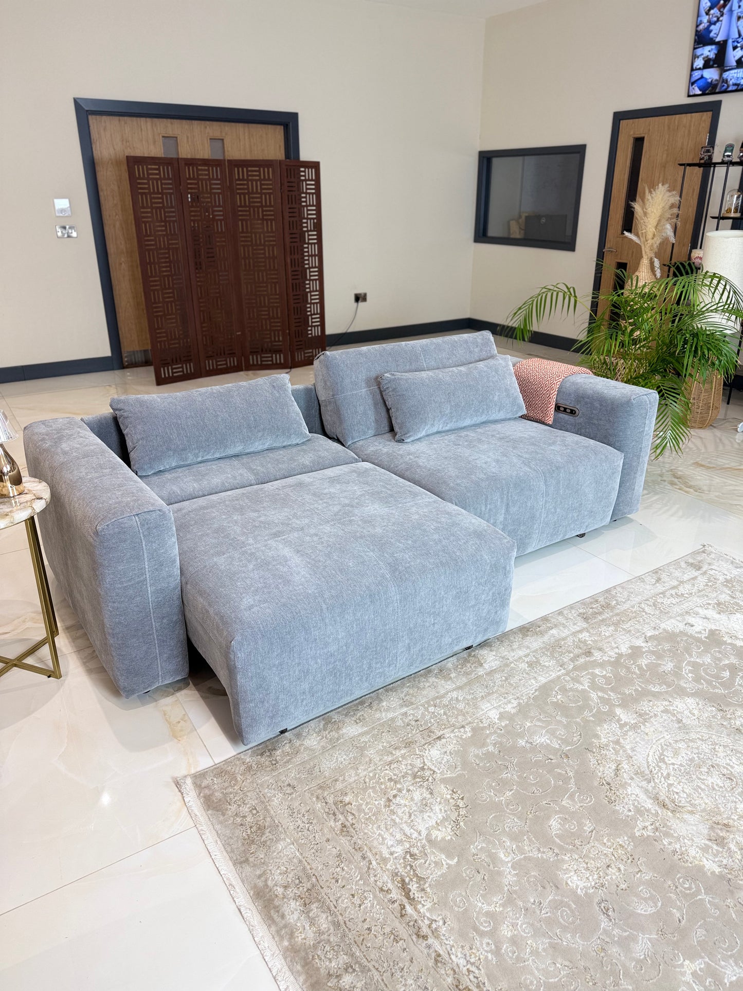 Prescott Grey Electric Sofabed