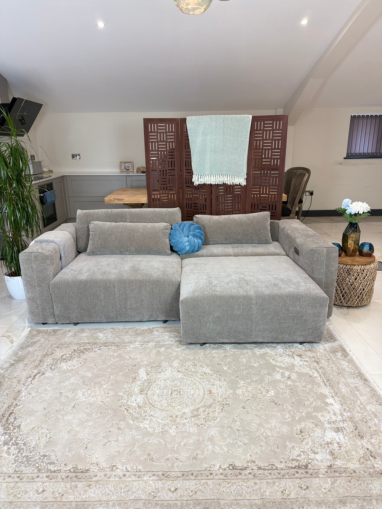 Prescott Beige Electric Sofabed