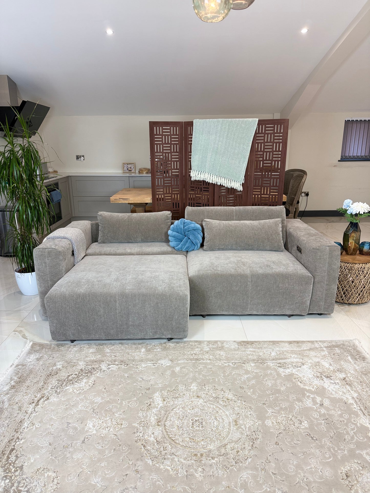 Prescott Beige Electric Sofabed