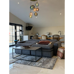 Florence Cloud Electric Seat Extension Sofa Bed - Grey