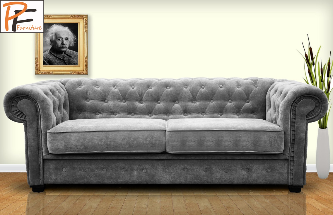 Imperial 2 Seater Sofa Bed - Graphite