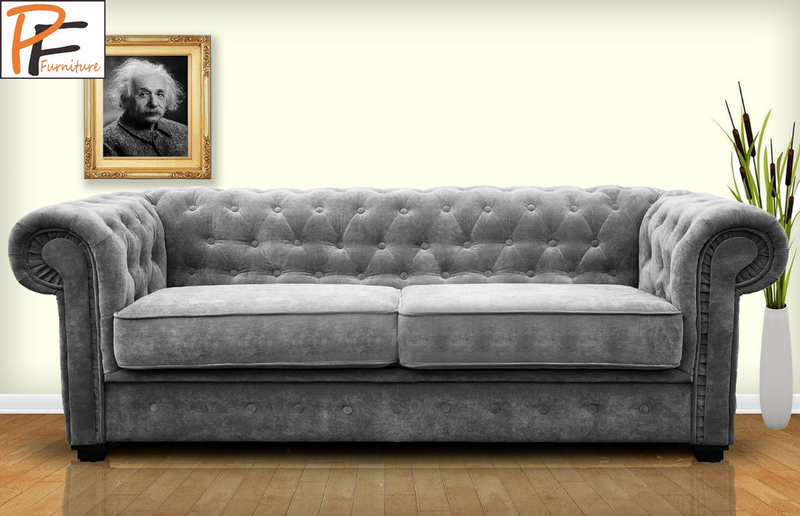 Imperial 2 Seater Sofa Bed - Graphite