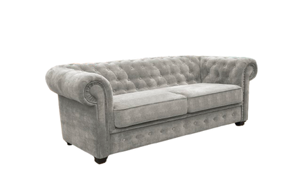 Imperial 2 Seater Sofa Bed - Silver
