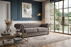 Imperial 3 Seater Sofa Bed - Chocolate