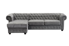 Imperial Left Hand Corner Sofa Bed - Graphite