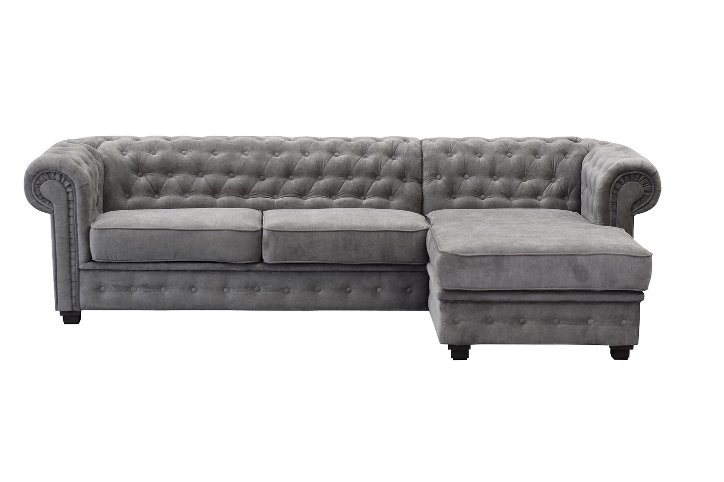Imperial Right Hand Corner Sofa Bed - Graphite