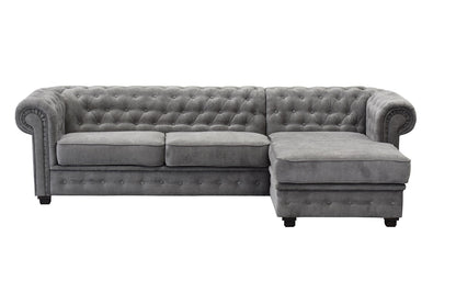 Imperial Right Hand Corner Sofa Bed - Graphite