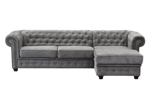 Imperial Right Hand Corner Sofa Bed - Graphite