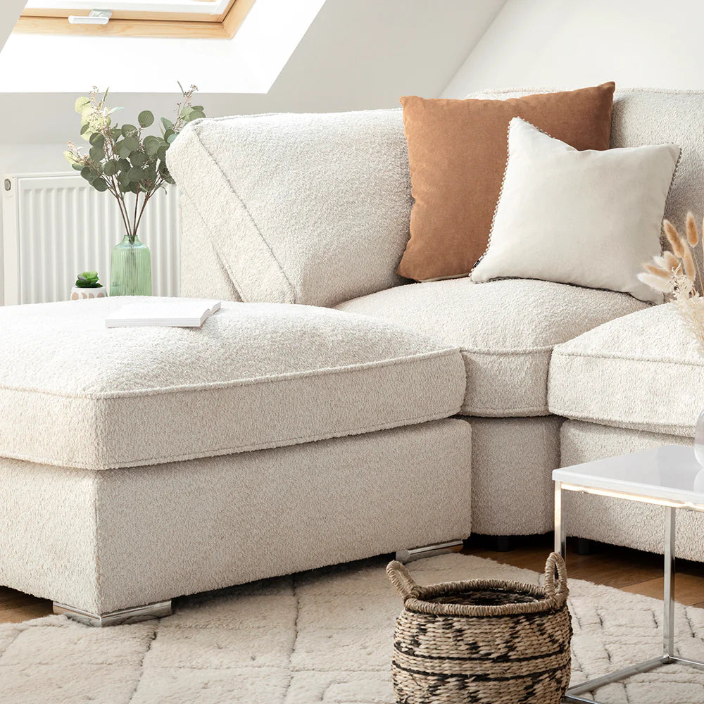 Inga Fullback Sofa Beige U Shape Corner