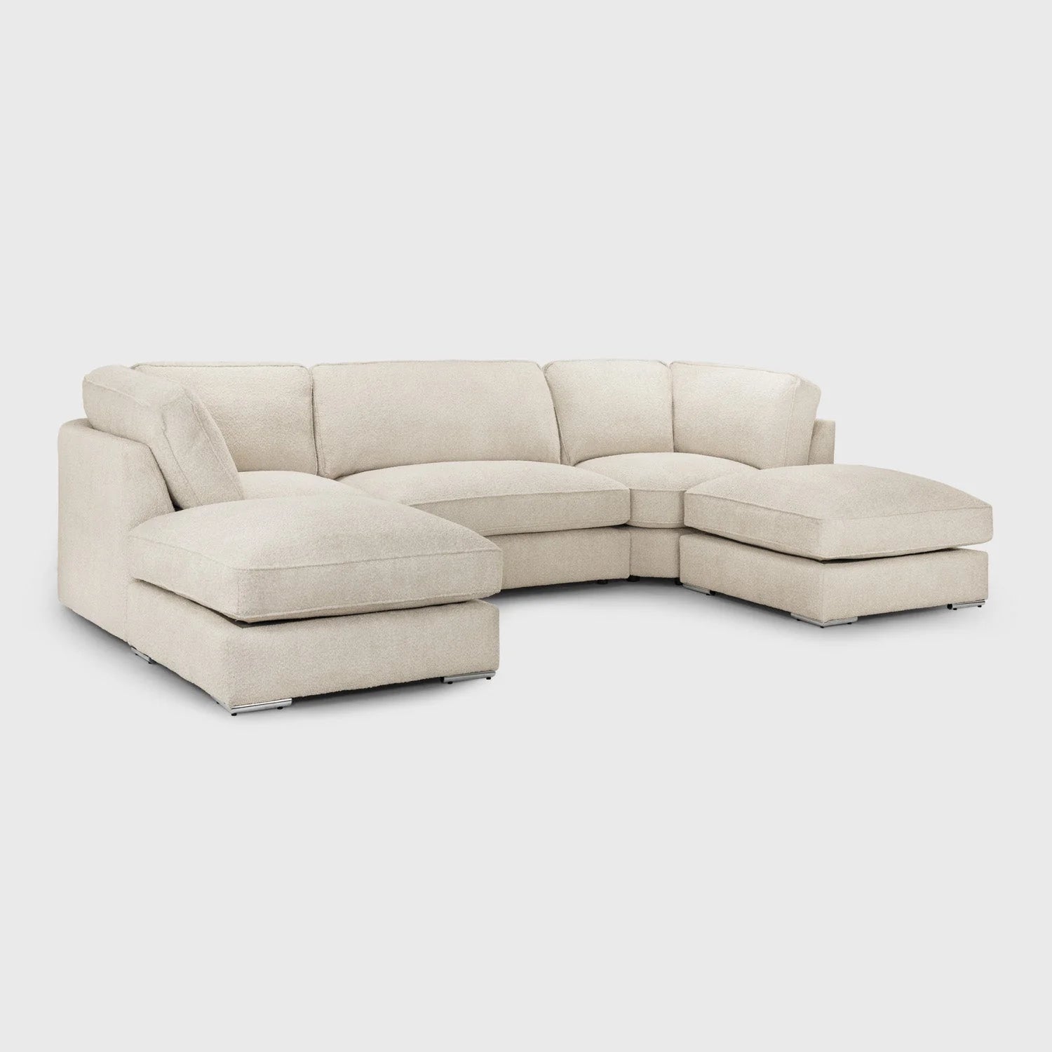 Inga Fullback Sofa Beige U Shape Corner