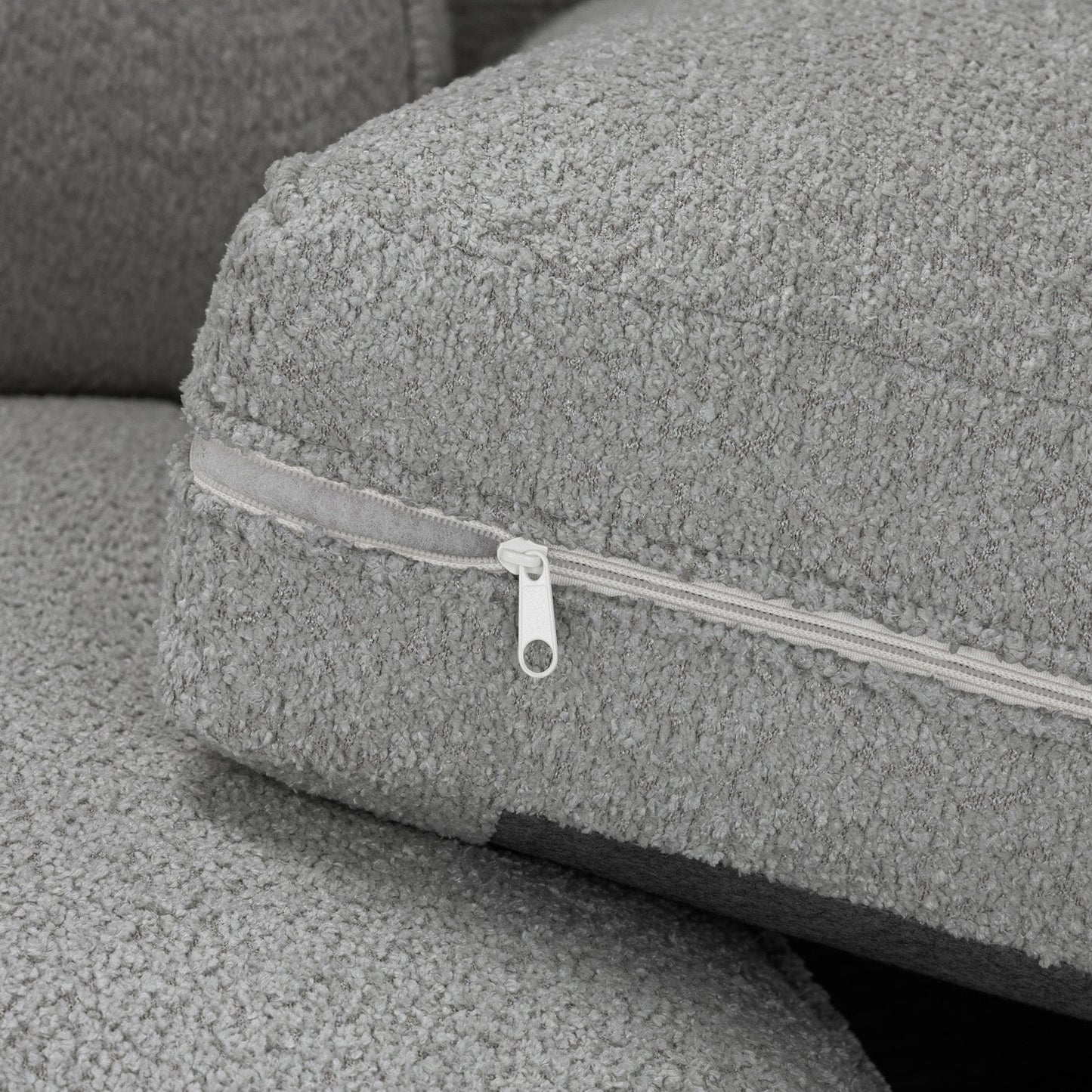Inga Fullback Sofa Grey U Shape Corner