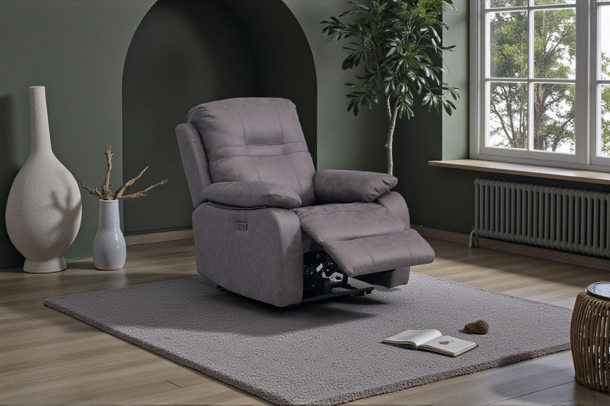 Jackson Power Recliner Grey Armchair