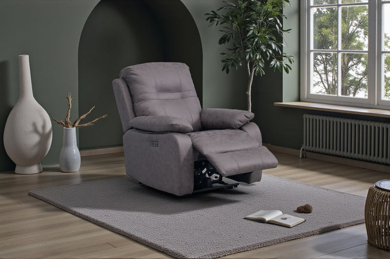Jackson Power Recliner Grey Armchair