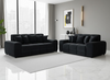 Jacob 3+2 Seater Sofa - Black