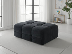 Jacob Footstool Sofa - Black