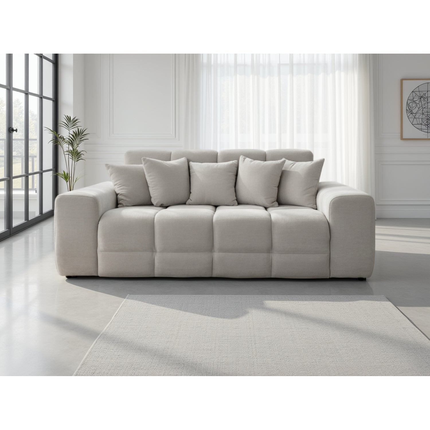 Jacob Sofa Natural 3 Seater
