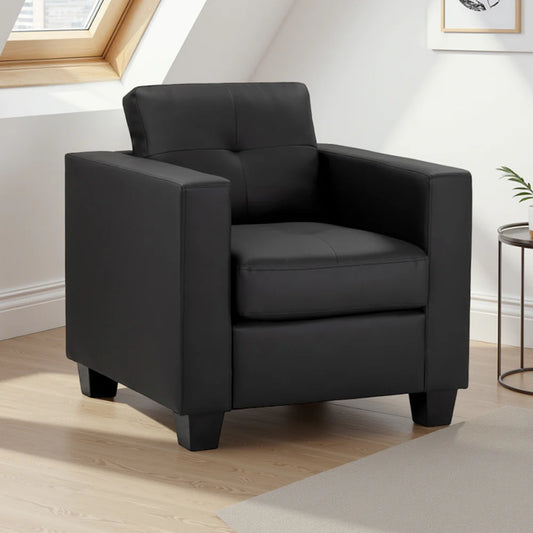 Jerry Sofa Black Armchair