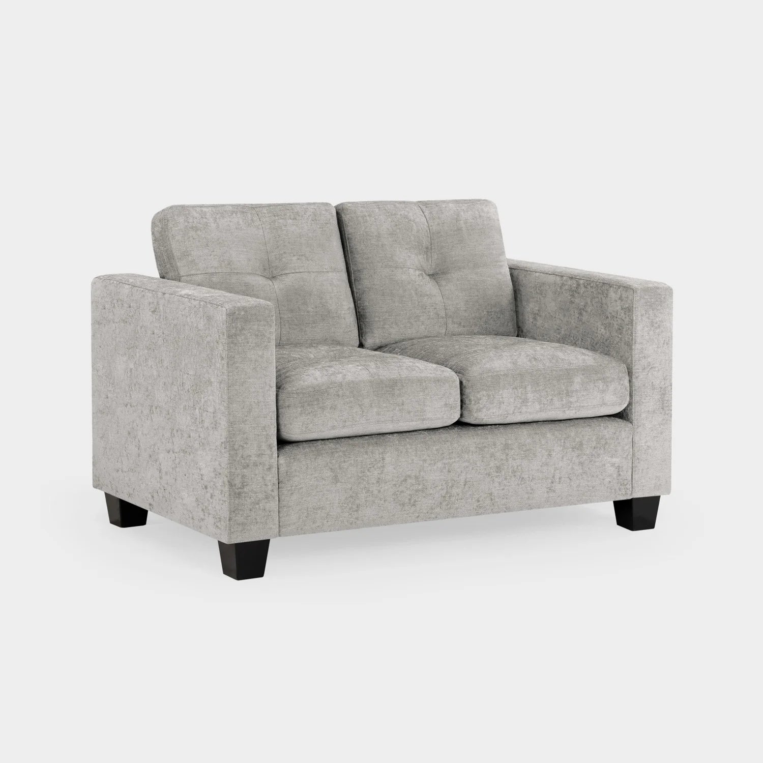 Jerry Sofa Grey Fabric 2 Seater