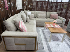 Jupiter Large Corner Sofa - Beige
