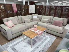 Jupiter Large Corner Sofa - Beige