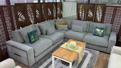 Jupiter Large Corner Sofa - Grey