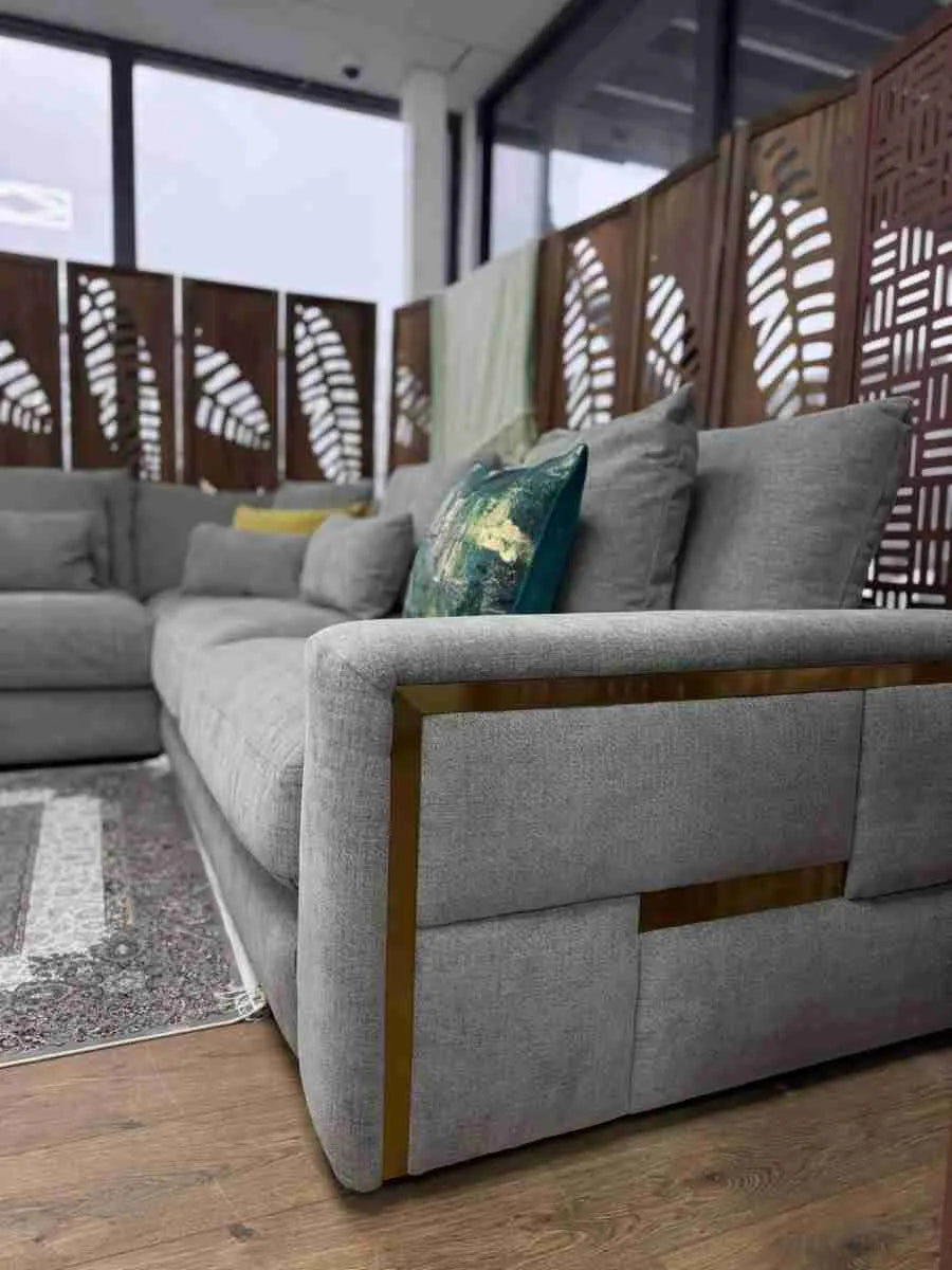 Jupiter Large Corner Sofa - Grey