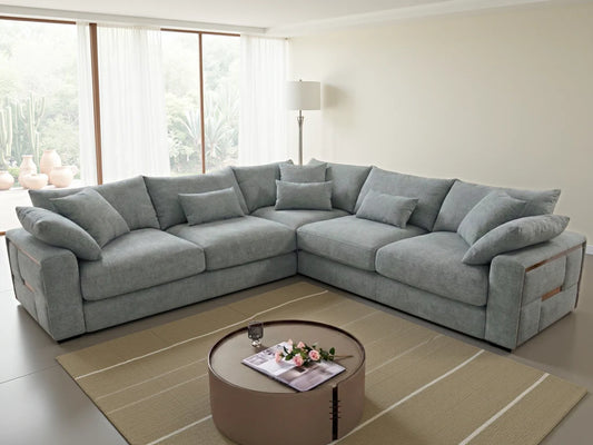 Jupiter Large Corner Sofa - Grey
