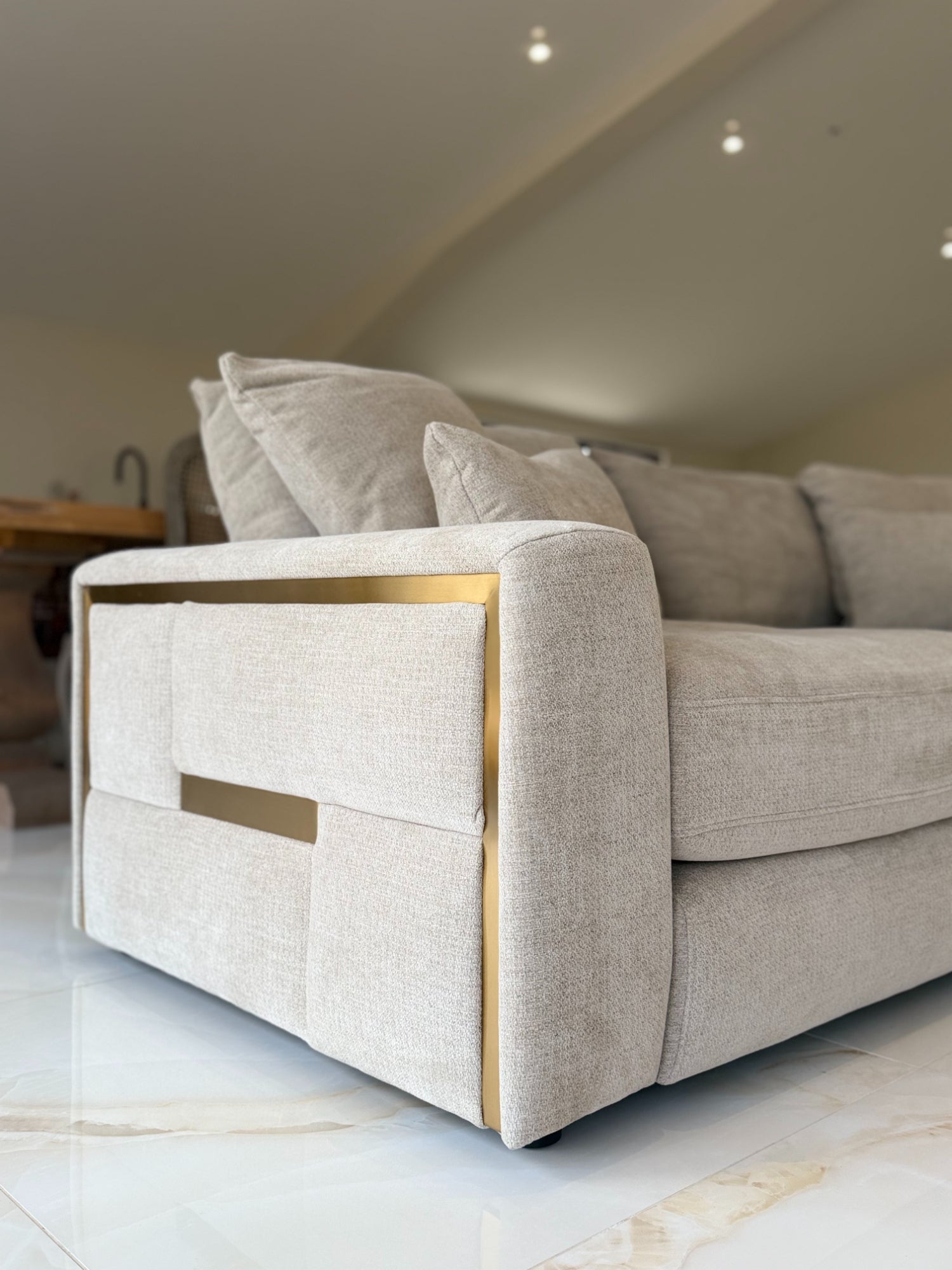 Jupiter 3 Seater Sofa - Beige