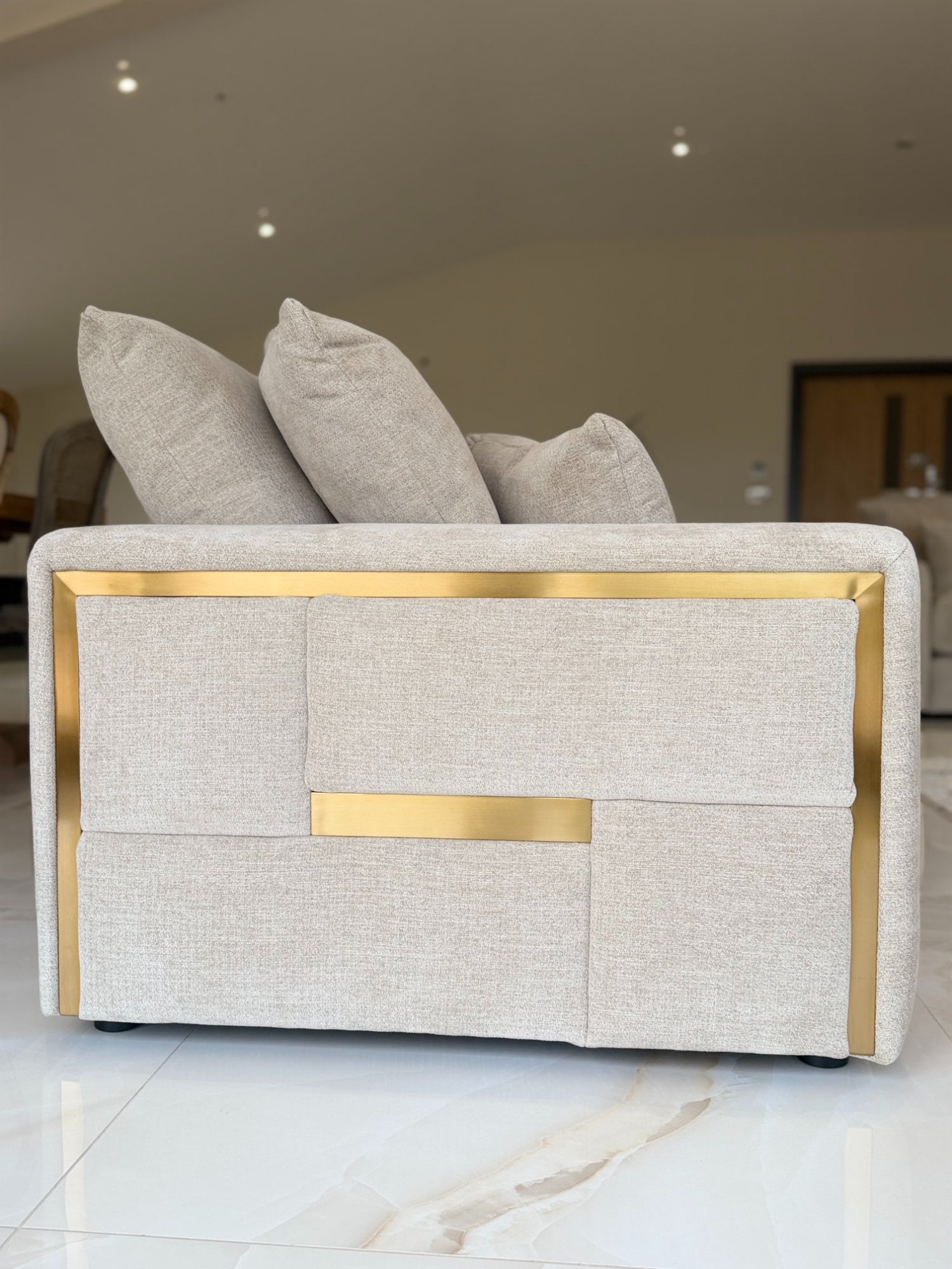 Jupiter 3 Seater Sofa - Beige