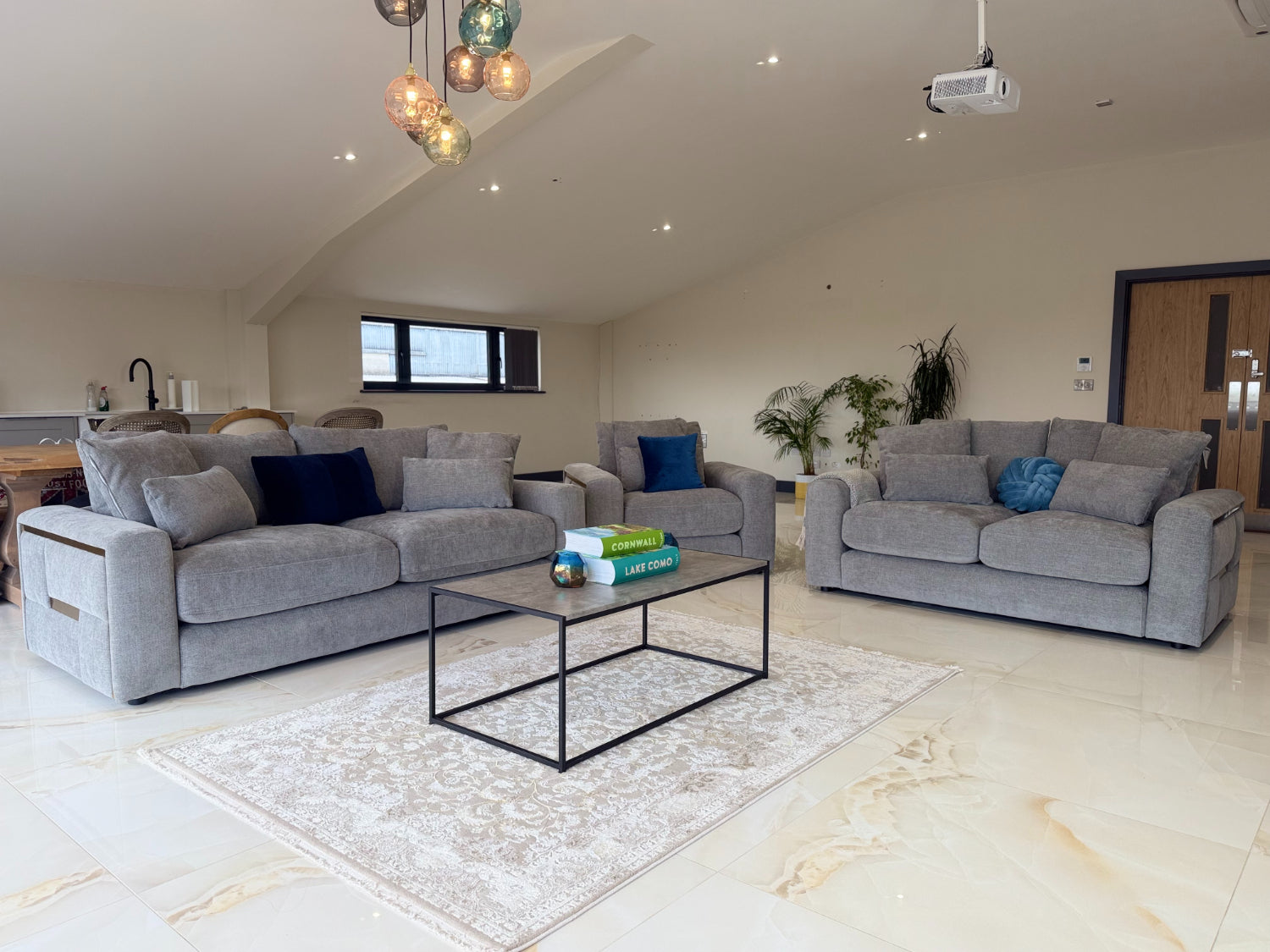 Jupiter 3+2 Seater Sofa - Grey