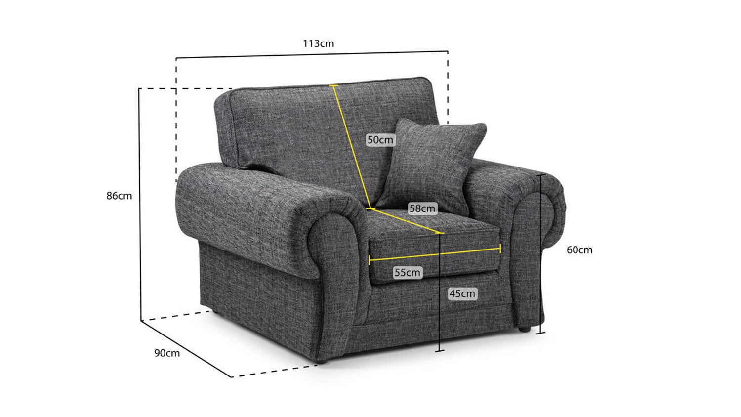 Kachayr Sofa Set - Grey