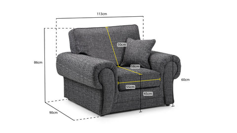 Kachayr Sofa Set - Grey