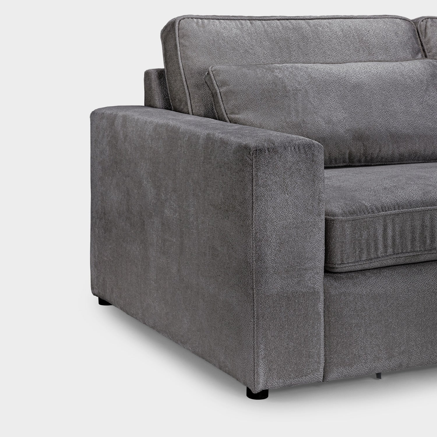 Kiana Modular Sofa Grey Armless Piece