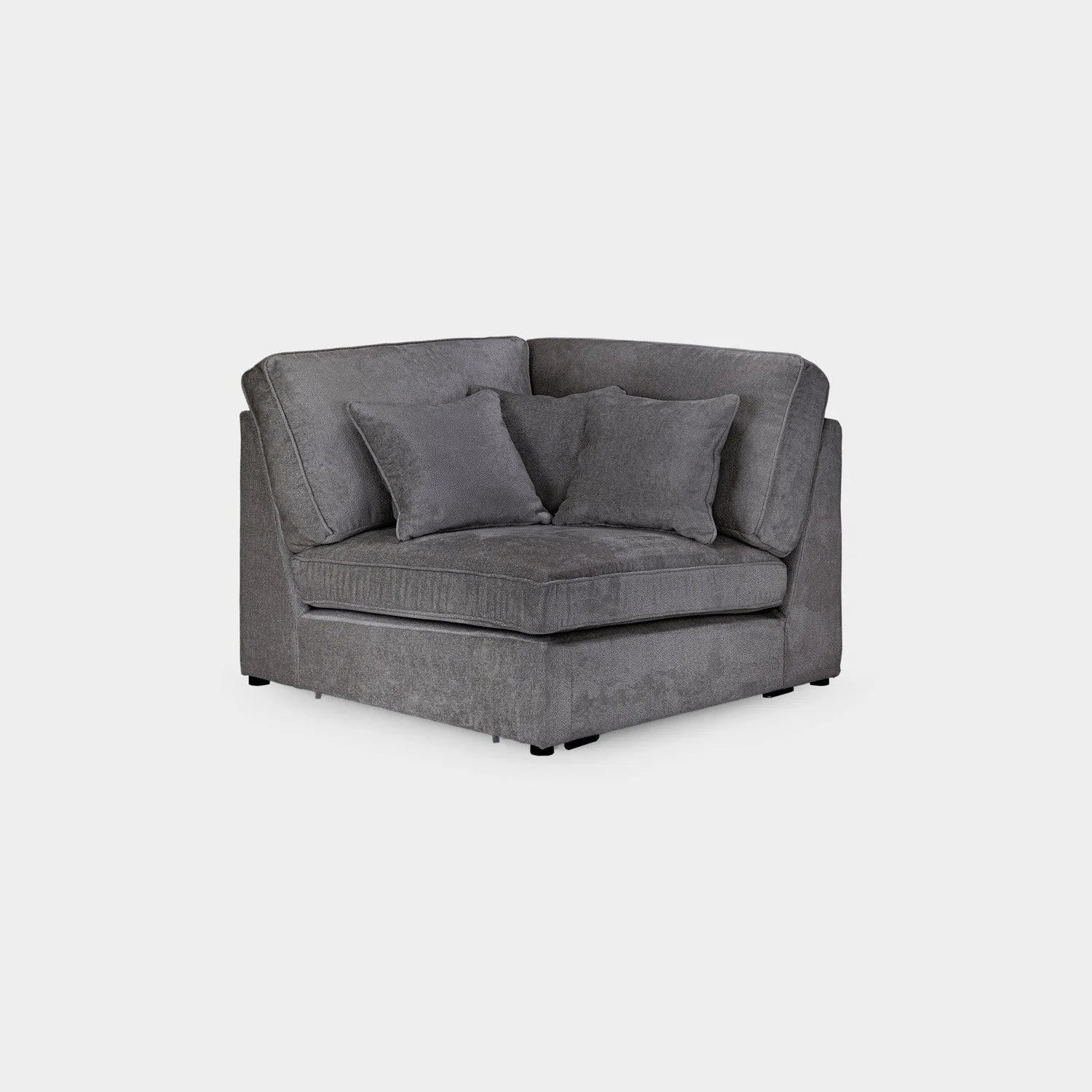 Kiana Modular Sofa Grey Corner Piece