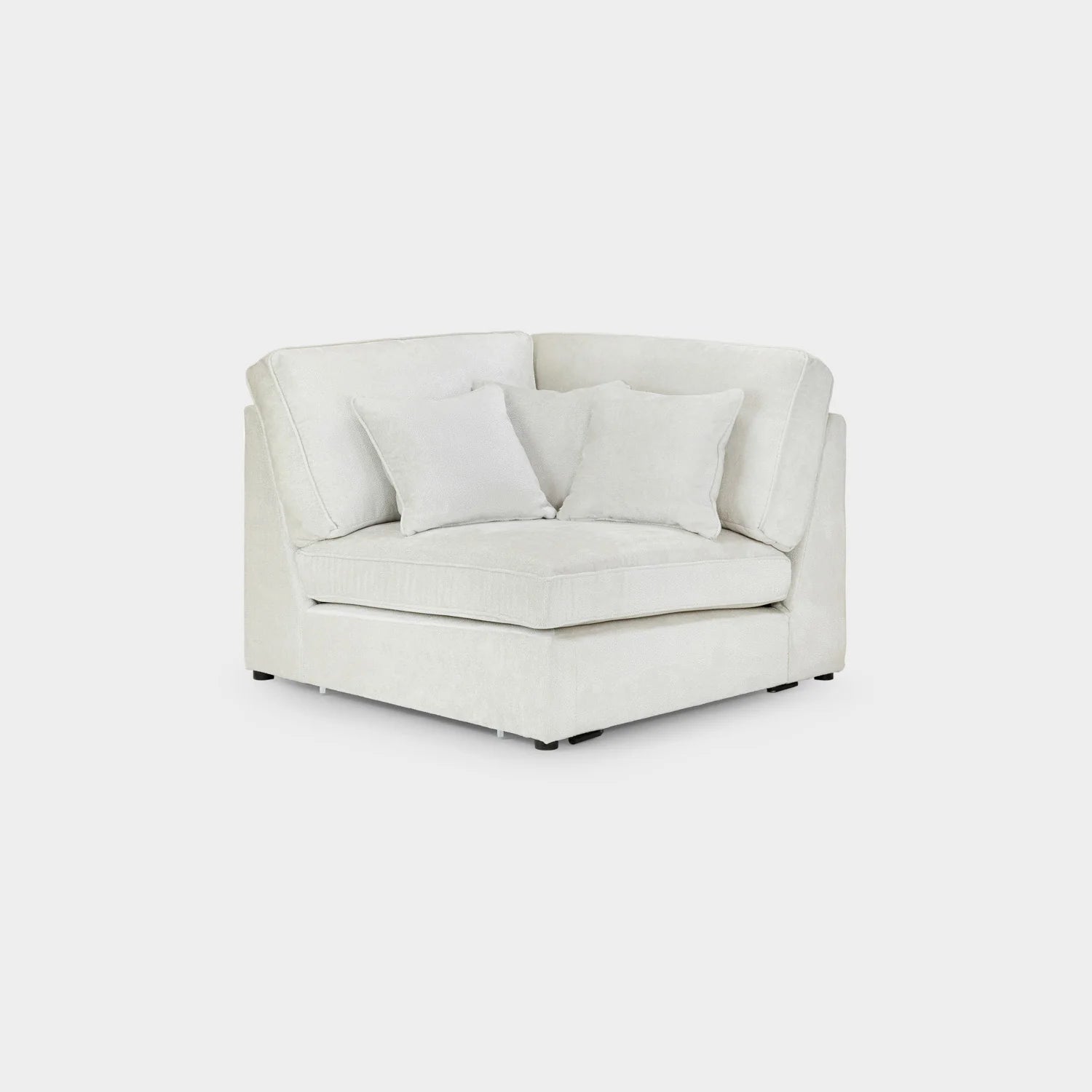 Kiana Modular Sofa Ivory Corner Piece