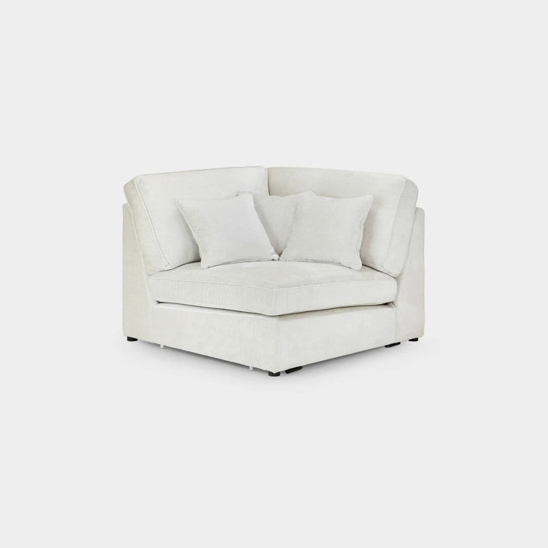 Kiana Modular Sofa Ivory Corner Piece