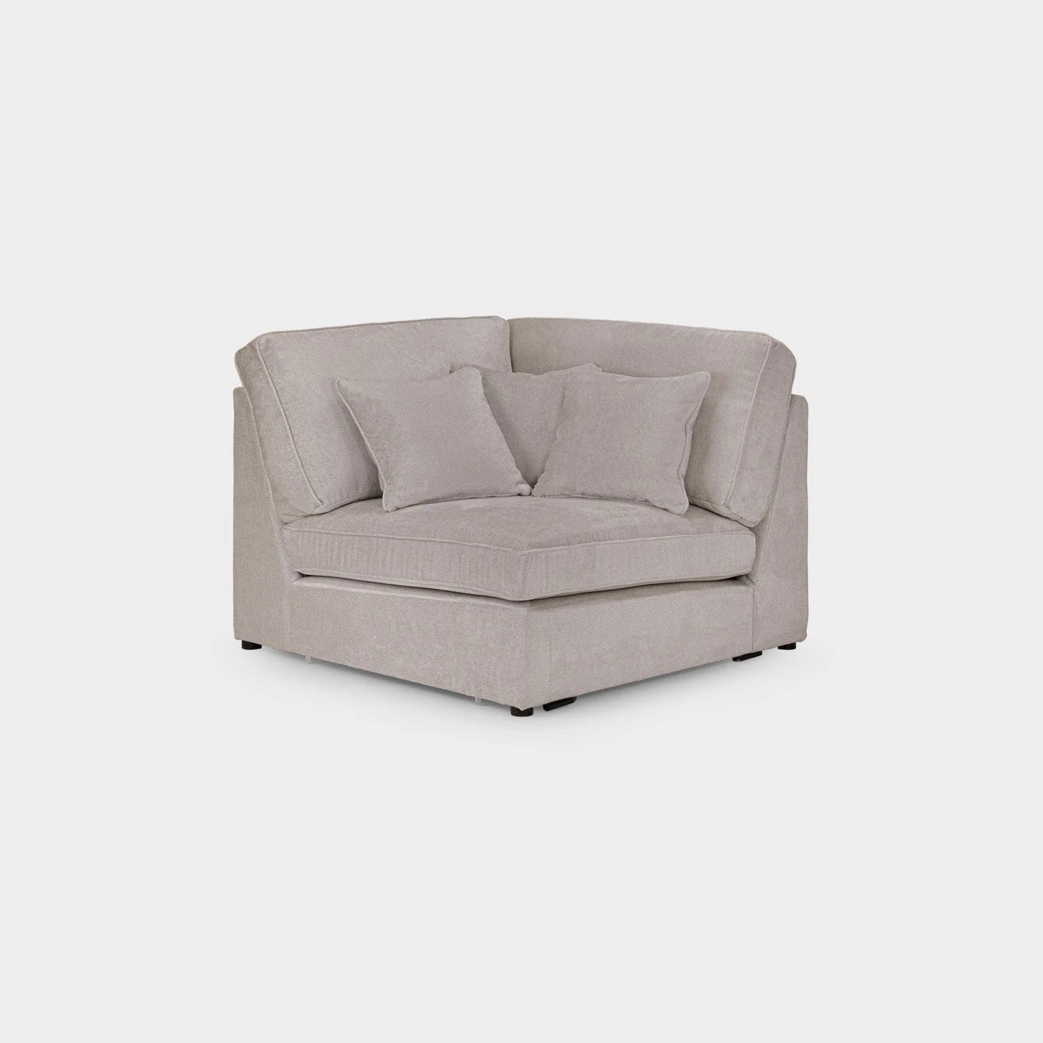 Kiana Modular Sofa Mocha Corner Piece