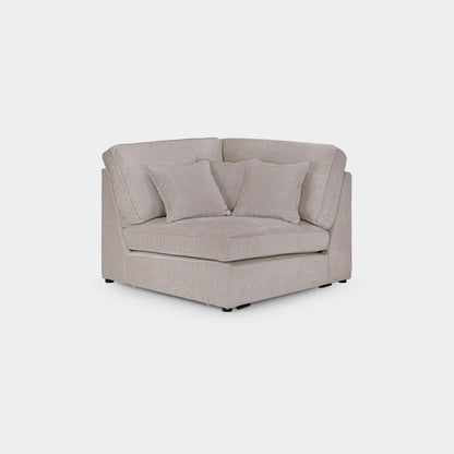 Kiana Modular Sofa Mocha Corner Piece