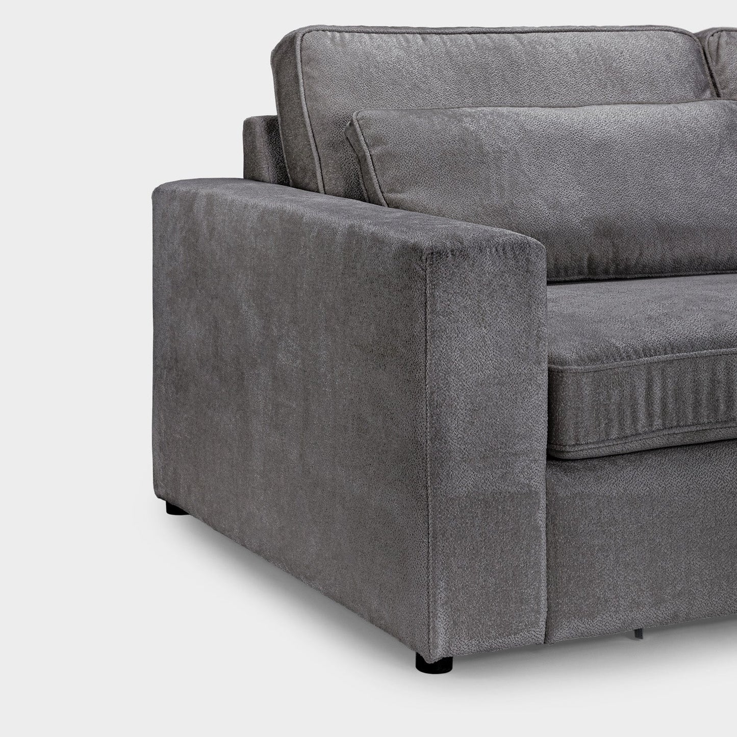 Kiana Modular Sofa Grey Left Hand Arm Piece