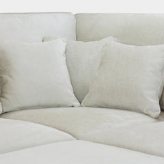 Kiana Modular Sofa Ivory Left Hand Arm Piece