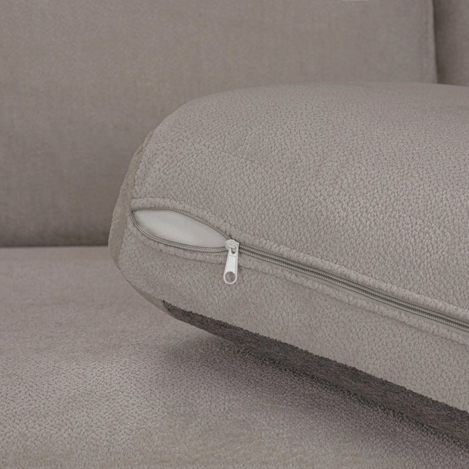 Kiana Modular Sofa Mocha Left Hand Arm Piece