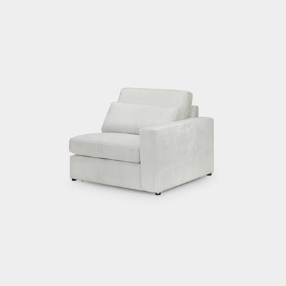 Kiana Modular Sofa Ivory Right Hand Arm Piece