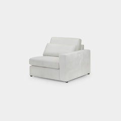 Kiana Modular Sofa Ivory Right Hand Arm Piece
