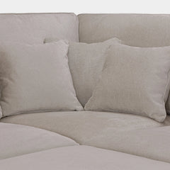 Kiana Modular Sofa Mocha Right Hand Arm Piece