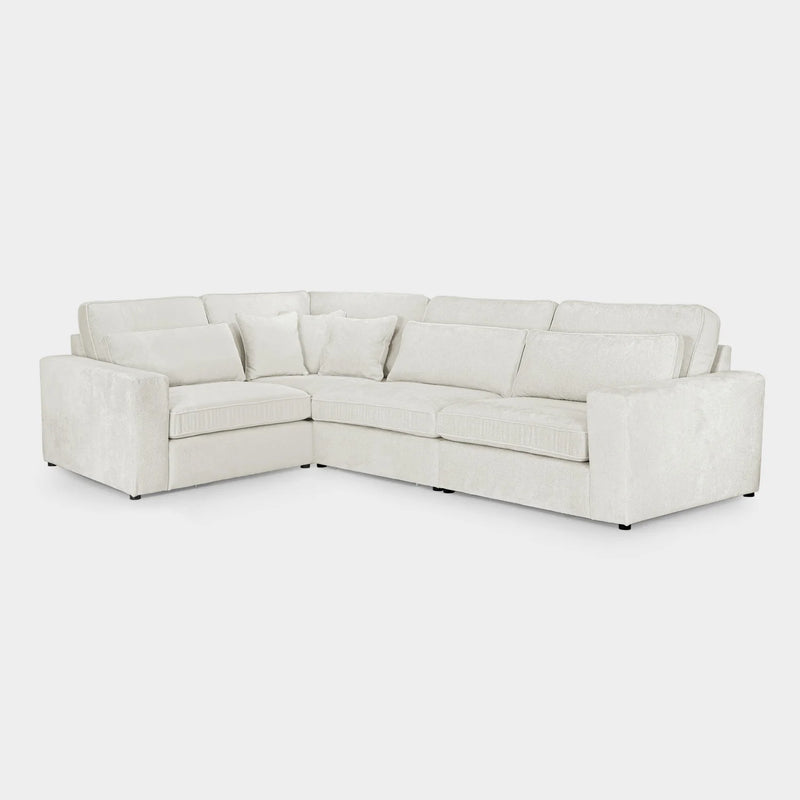 Kiana Modular Sofa Ivory Left Hand Facing Corner