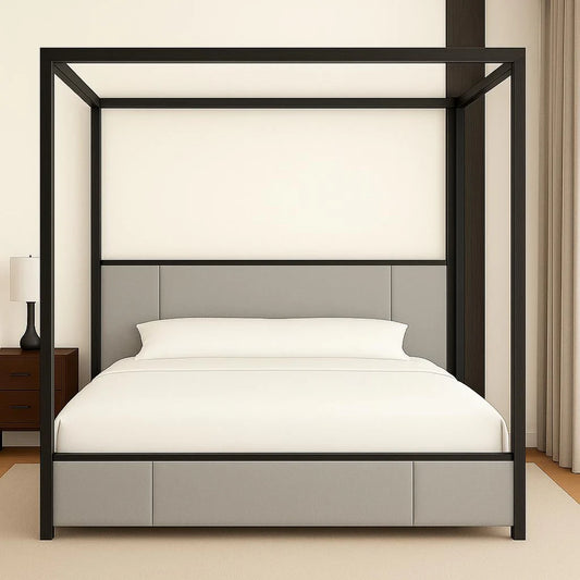 Knightsbridge Four-Poster Metal Bed