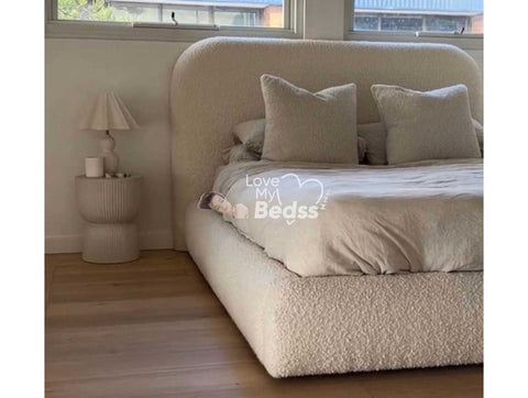 Cloud Marshmallow Teddy Boucle Bed