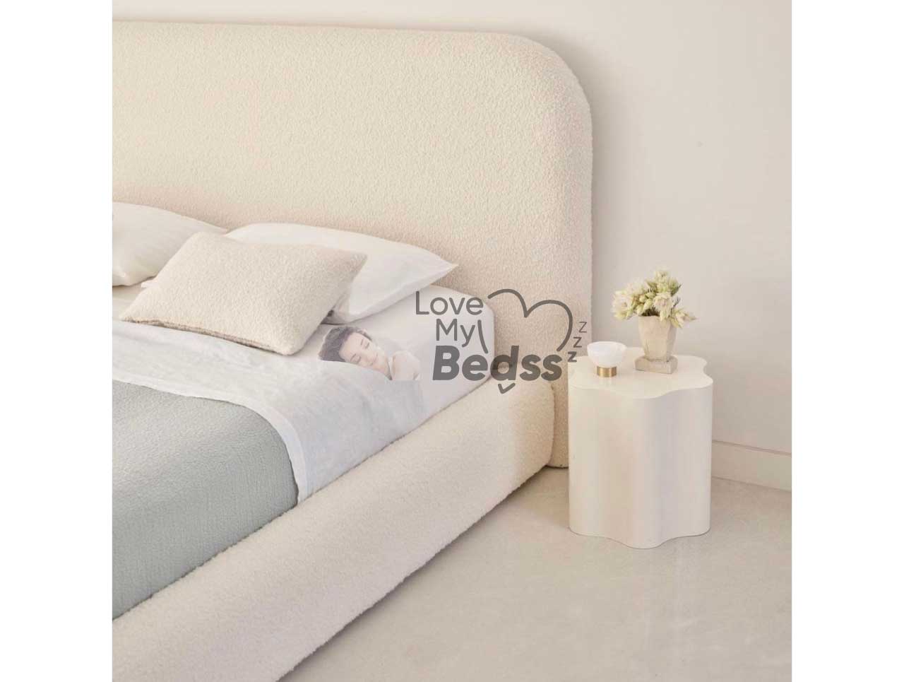 Cloud Marshmallow Teddy Boucle Bed