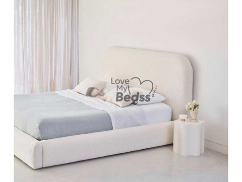 Cloud Marshmallow Teddy Boucle Bed